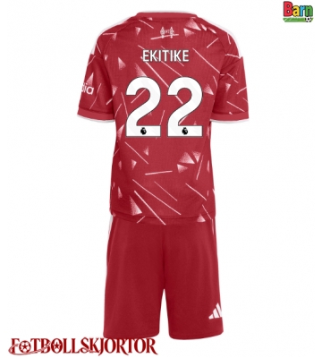 Liverpool Hugo Ekitike #22 Hemmakläder Barn 2026-27 Kortärmad (+ Korta byxor)